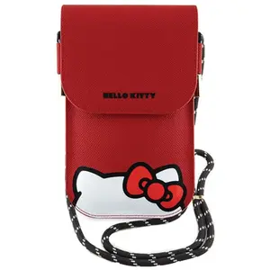 Comparateur de prix : Hello - Kitty - Leren Hiding Kitty Cord tas - rood