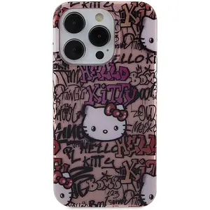 Hello - Kitty - IML Tags Graffiti hoesje voor iPhone - 15 - Pro - Max ... pas cher