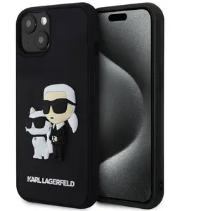 Karl Lagerfeld Coque De Téléphone 3d Rubber Karl And Choupette Iphone ... pas cher