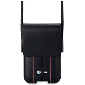 BMW Torebka Phone Pouch Red Stripes czarny, Sac pour notebook, Noir pas cher