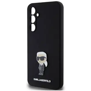 Karl - Lagerfeld - Siliconen Ikonik Metal Pin hoesje voor Samsung Gala... pas cher