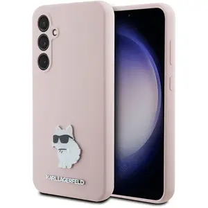 Karl - Lagerfeld - Siliconen Choupette Metalen Pin hoesje voor Samsung... pas cher
