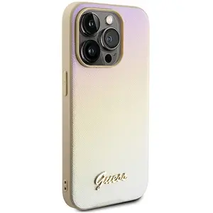 Guess Coque De Téléphone Guhcp14xpsairsd Iphone 14 Pro Max 6.7 Saffiano Iridescent pas cher