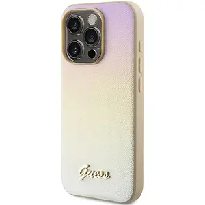 Guess Coque De Téléphone Guhcp15lpsairsd Iphone 15 Pro 6.1 Saffiano Ir... pas cher