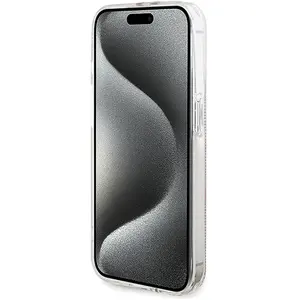 Guess 4G Gold Stripe Back Case - Apple iPhone 15 Pro (6.1") - Roze pas cher
