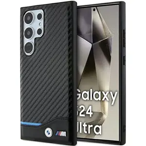 BMW Backcase hoesje geschikt voor Samsung Galaxy S24 Ultra - Effen Zwa...Vendu parbol