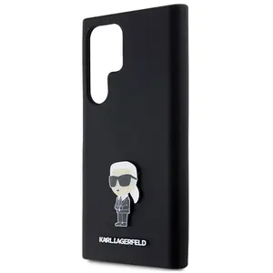 Karl - Lagerfeld - Siliconen Ikonik Metal Pin hoesje voor Samsung Gala... pas cher