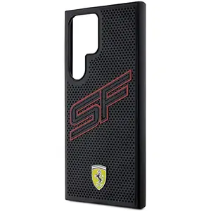 Coque de téléphone - Ferrari - Big SF Perforé - Noir - Souple - Écologique pas cher