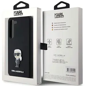 Karl - Lagerfeld - Siliconen Ikonik Metal Pin hoesje voor Samsung Gala... pas cher