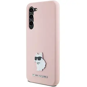 Karl - Lagerfeld - Siliconen Choupette Metalen Pin hoesje voor Samsung...Vendu parbol