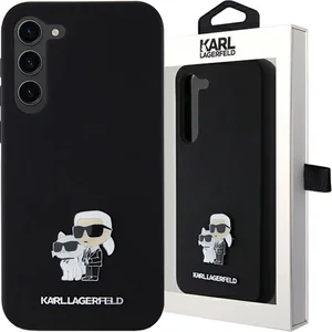 Karl Lagerfeld Coque De Téléphone Klhcsa55smhkcnpk A55 A556 Silicone Karl&choupette Pin pas cher