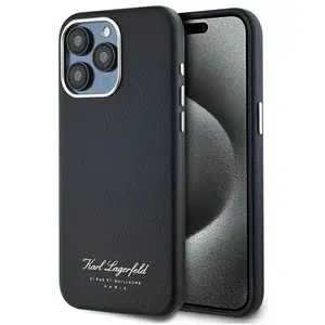 Karl Lagerfeld Case Grained Hotel RSG Geschikt voor iPhone 15 Pro Max ... pas cher