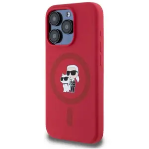 Karl Lagerfeld KLHMP15LSCMKCRHR iPhone 15 Pro 6.1" rood/rood hardcase ... pas cher