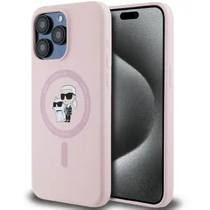 Karl Lagerfeld Coque De Téléphone Liquid Silicone Karl And Choupette M... pas cher