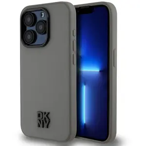 Dkny Coque De Téléphone Pu Leather Stack Logo Magsafe Iphone 15 Pro pas cher