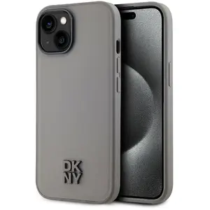 Dkny Coque De Téléphone Pu Leather Stack Logo Magsafe Iphone 15 pas cher