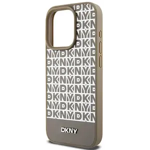 Dkny Coque De Téléphone Dkhmp15lpsospw Iphone 15 Pro 6.1 Leather Printed Pattern pas cher