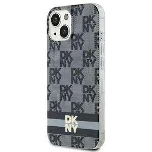 Dkny Coque De Téléphone Dkhmp15mhcptsk Iphone 15 Plus14 Plus 6.7 Iml Checke Mono Pattern&printed Stripes pas cher
