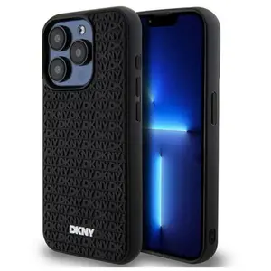 Comparateur de prix : DKNY 3D Rubber Repeat Pattern hoesje voor iPhone 15 Pro Max - zwart