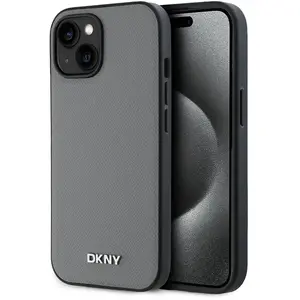 Dkny Coque De Téléphone Pu Leather Metal Logo Magsafe Iphone 13 pas cher