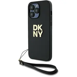 Comparateur de prix : DKNY Polsband Stock Logo hoesje voor iPhone 14 Pro - zwart
