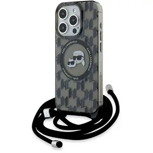 Karl Lagerfeld IML Crossbody Monogram Karl & Choupette Head MagSafe Ho... pas cher