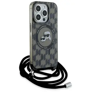 Karl Lagerfeld IML Crossbody Monogram Karl & Choupette Head MagSafe Ho... pas cher
