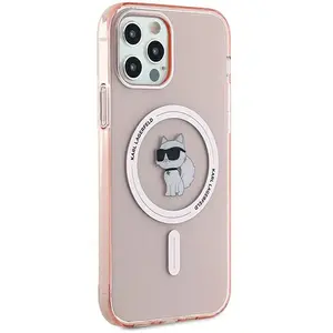 Karl Lagerfeld Hardcase Serie - iPhone 12 Etui - MagSafe - Rood pas cher