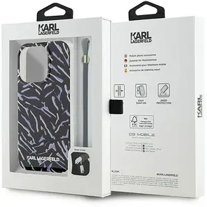 Karl Lagerfeld KLHCP15XHZBPKCCU iPhone 15 Pro Max 6,7" paars/paars Zeb... pas cher