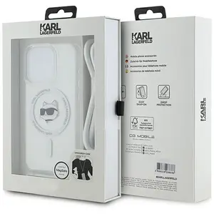 Karl Lagerfeld Coque De Téléphone Klhmp15lhcchnt Iphone 15 Pro 6.1 Iml... pas cher
