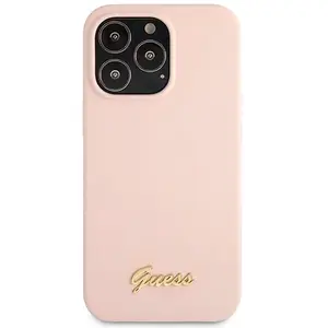 Guess Coque De Téléphone Guhcp13xlslmglp Iphone 13 Pro Max 6.7 Jasno Silicone pas cher