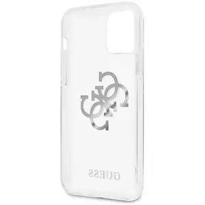 Comparateur de prix : Guess 4G Big Logo Charm - Coque pour iPhone 12 Pro Max (Argent) - 3666339004798