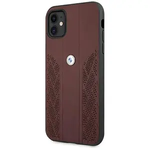 Bmw Coque De Téléphone Bmhcn61rsppr Iphone 11xr 6.1 Leather Curve Perforate pas cher