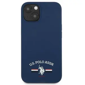 US Polo USHCP13SSFGV Coque en silicone pour iPhone 13 Mini 5,4" Bleu m... pas cher