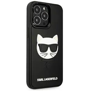 Karl Lagerfeld Coque De Téléphone Klhcp13lch3dbk 13 Pro 13 6.1 3d Rubber Choupette pas cher