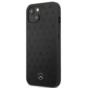 Comparateur de prix : Sourcing Mercedes-Benz Coque en cuir pour iPhone 13 Mini - couleur noir