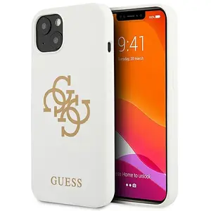 Guess Coque De Téléphone Guhcp13sls4ggwh Iphone 13 Mini 5.4 Silicone 4g pas cher