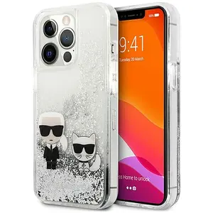 Karl Lagerfeld 13 Pro Max Paillettes liquides Argenté 13 cm - KLHCP13X... pas cher