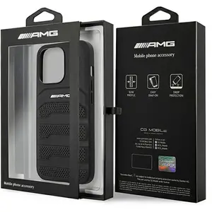 Sourcing Coque De Téléphone Amg Amhcp14lgsebk Iphone 14 Pro 6.1 Leathe... pas cher