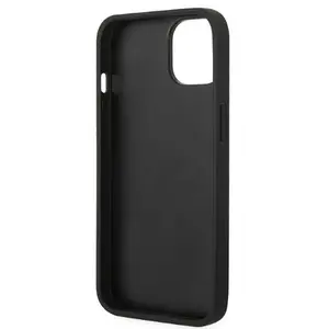 US Polo Assn Leather Stitch - Coque pour iPhone 14 Plus (Bleu Marine) ... pas cher