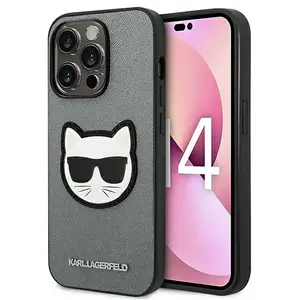 Comparateur de prix : Karl Lagerfeld iPhone 14 Pro Max Hoesje Saffiano Choupette Zilver