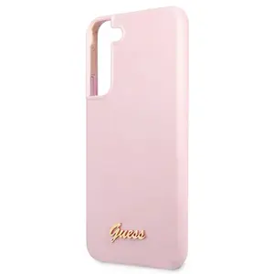 Guess Silicone Retro Back Case - Geschikt voor Samsung Galaxy S22 Plus (S906) - Lavendel pas cher