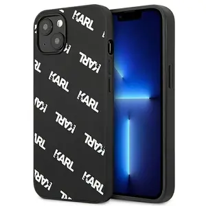 Karl Lagerfeld Allover - Coque pour iPhone 13 Mini (Noir) - 3666339049... pas cher