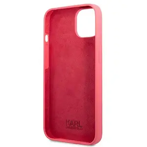 Karl Lagerfeld Coque De Téléphone Klhcp13mslmp1pi Iphone 13.14.15 6.1 Silicone Plaque pas cher