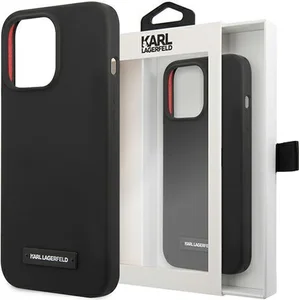 Karl Lagerfeld Klhcp13xslmp1k Iphone 13 Pro Max 6.7 Silicone Plaque Ph... pas cher