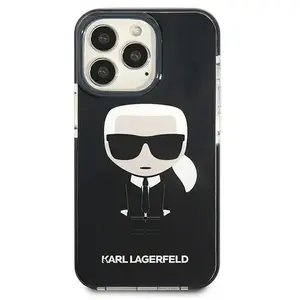 Karl Lagerfeld Fullbody Iconic - Coque iPhone 13 Pro (Noir) - 36663390... pas cher