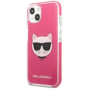 KARL LAGERFELD KLHCP13MTPECPI Coque rigide pour iPhone 13 6,1" Motif f... pas cher
