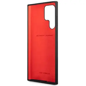 Ferrari SF Silicone Back Case - Geschikt voor Samsung Galaxy S22 Ultra - Zwart pas cher