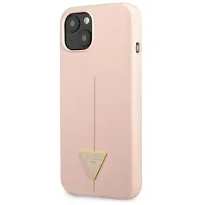 Guess Coque De Téléphone Guhcp13ssltgp Iphone 13 Mini 5.4 Silicone Triangle pas cher