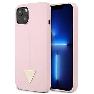 Guess Coque De Téléphone Guhcp13ssltgu Iphone 13 Mini 5.4 Silicone Triangle pas cher